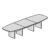 Large Barrel Shape Table
