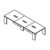 Large Rectangular Shape Table (12 Persons)