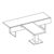 Desk with Conversation Table
