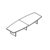 Medium Barrel Shape Table (12 Persons)
