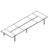 MFC Top Extra Large Rectangular Shape Table (18,20 and 22 Persons)