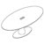 Oval Shape Table (6 Persons)