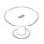 Round Shape Table (4 and 8 Persons)