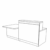 Small Desk with Right Side DDA Access Unit (When Seated)