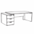 Desk with Supporting Pedestal