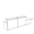 L2090 x D840 x H1130 (Desk with Left Side DDA Access Unit and Overhang at Front and Sides)(When Seated)