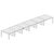 Extra Large Rectangular Shape Table (with Five Central Leg, 22 Persons)