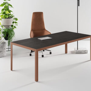 Hype Wood Veneer Top Executive Desk Main Image