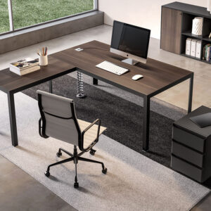 Harvey Desk With Wodden Top Main Image