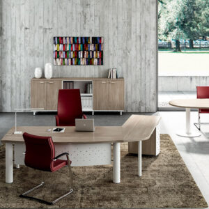 Jenny – Radial Corner Desk
