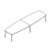 Medium Barrel Shape Table (12 and 16 Persons)