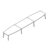 Large Barrel Shaped Tables (18 and 22 Persons)