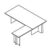 Desk with Return and Full Modesty