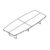 Medium Barrel Shape Table (14 Persons)