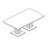 Small Rectangular Shape Table (6 and 8 Persons)