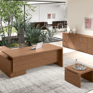 Bravvo Executive Desk In Panel Legs 1