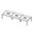 Large Rectangular Shape Table (2 Middle Panel Leg, 12 Persons)