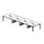 Extra Large Rectangular Table (3 Middle Panel Leg, 16 and 18 Persons)
