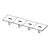 Extra Large Rectangular Shape Table (16 and 18 Persons)