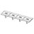 Extra Large Rectangular Shape Table with Leather Insert (16 and 18 Persons)