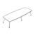 Medium Barrel Shape Table (8, 10 and 12 Persons)