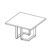 Small Square Shape Table (2, 4 and 8 Persons)