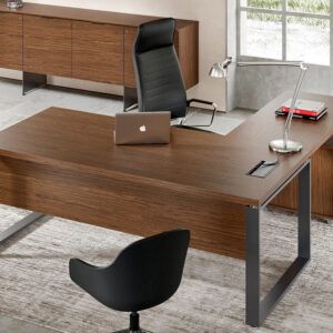 Romilda Ring Legs Exective Desk With Optional Return Main Image