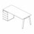 Desk with Pedestal
