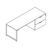 Desk with 2 Filing Drawers