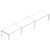 Extra Large Rectangular Shape Table (18, 20 and 22 Persons)