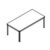 Desk with L Shaped Leg