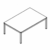 Small Rectangular Shape Table (6 and 8 Persons)