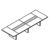 Medium Rectangular Shape Table (with Board Insert, 10 and 12 Persons)