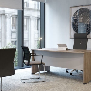 Edan Executive Desk With Optional Return Unit And Pedestal Main Img