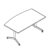Curved Front Small Rectangular Shape Table (6 and 8 Persons)