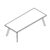Small Rectangular Shape Table (6 and 8 Persons)