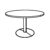 Round Table (Trumpet Leg, 4 Persons)