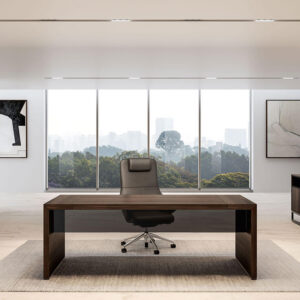 Executive Desk With Optional Return, Pedestal And Credenza Unit 05 Img