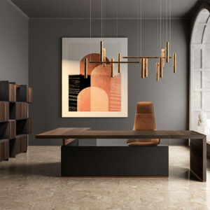 Executive Desk With Optional Return, Pedestal And Credenza Unit Main Img