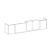 Large Desk With Two Full Height Overhang Panel