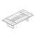 Medium Rectangular Shape Table (12 and 14 Persons)