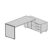 Desk with Credenza Unit