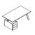 Desk with Pedestal