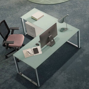 Eleonora – Ring, U And Panel Legs Executive Desk With Optional Return And Credenza Unit 01