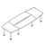 Medium Barrel Shape Table (10 Persons)