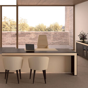 Salvia Classic Executive Desk With Optional Return And Credenza Unit