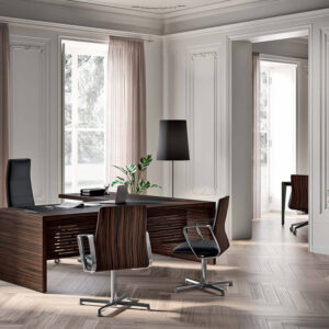 Enzo Wood Veneer Executive Desk 1