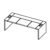 Desk with Leather Insert