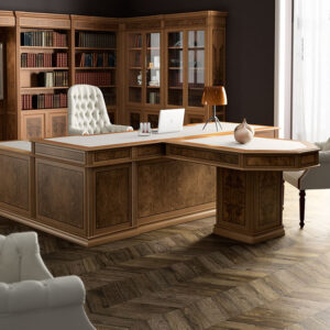 Josephine Classic Executive Desk With Optional Return And Credenza Unit