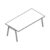 Rectangular Shape Table (6 and 8 Persons)